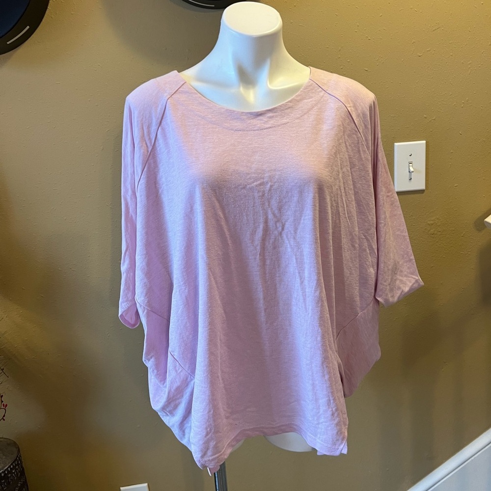 Chic Light Purple Short Sleeve Women's Top